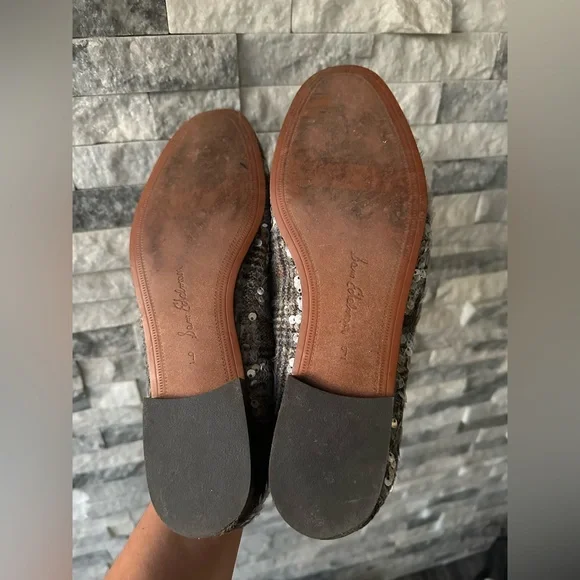 Sam Edelman  Loraine Sequin Plaid  Preppy Academia Loafers wi Gold Accent, Sz 9M - Picture 12 of 14